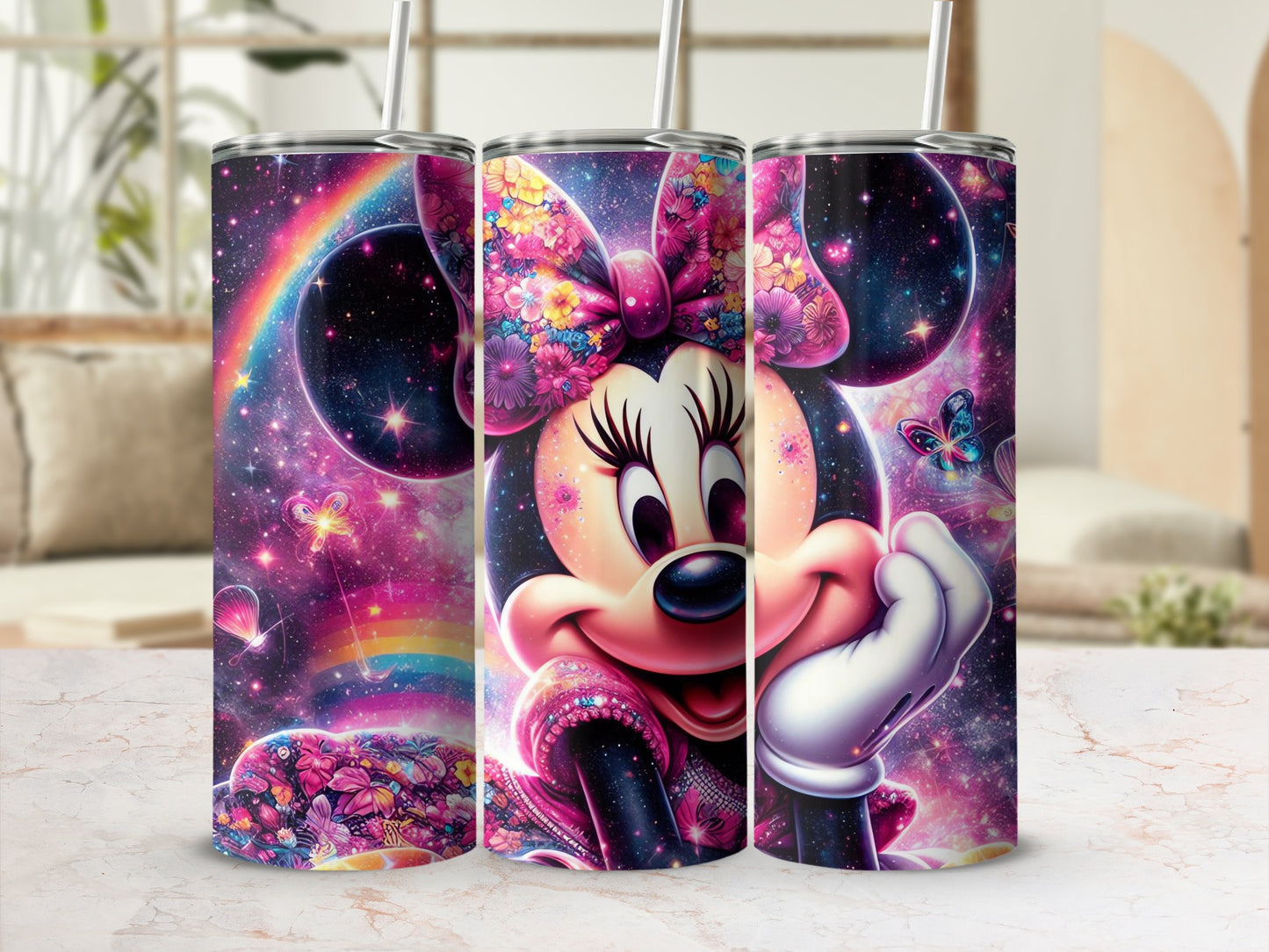 Cute Colorful Character Rainbow Stainless Tumbler