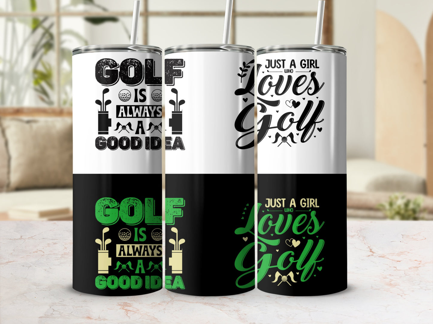 Golf is Always a Good Idea Just a Girl Loves Golf tumbler