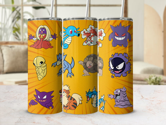 Colorful Cartoon Characters Stainless Steel Tumbler Cup
