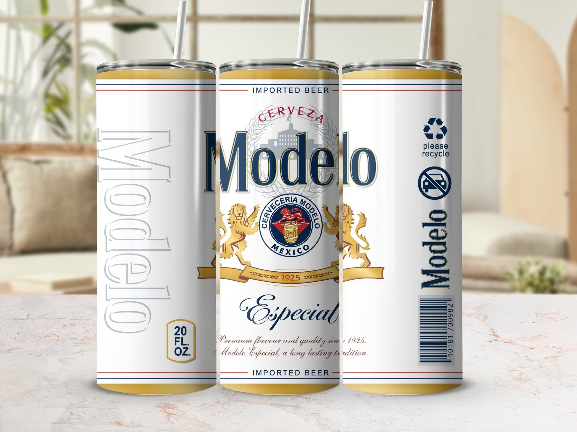 Modelo Especial 20 FL OZ Imported Beer Tumbler product type
