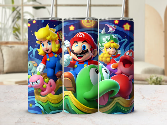 Super Mario Adventure Tumbler with Straw