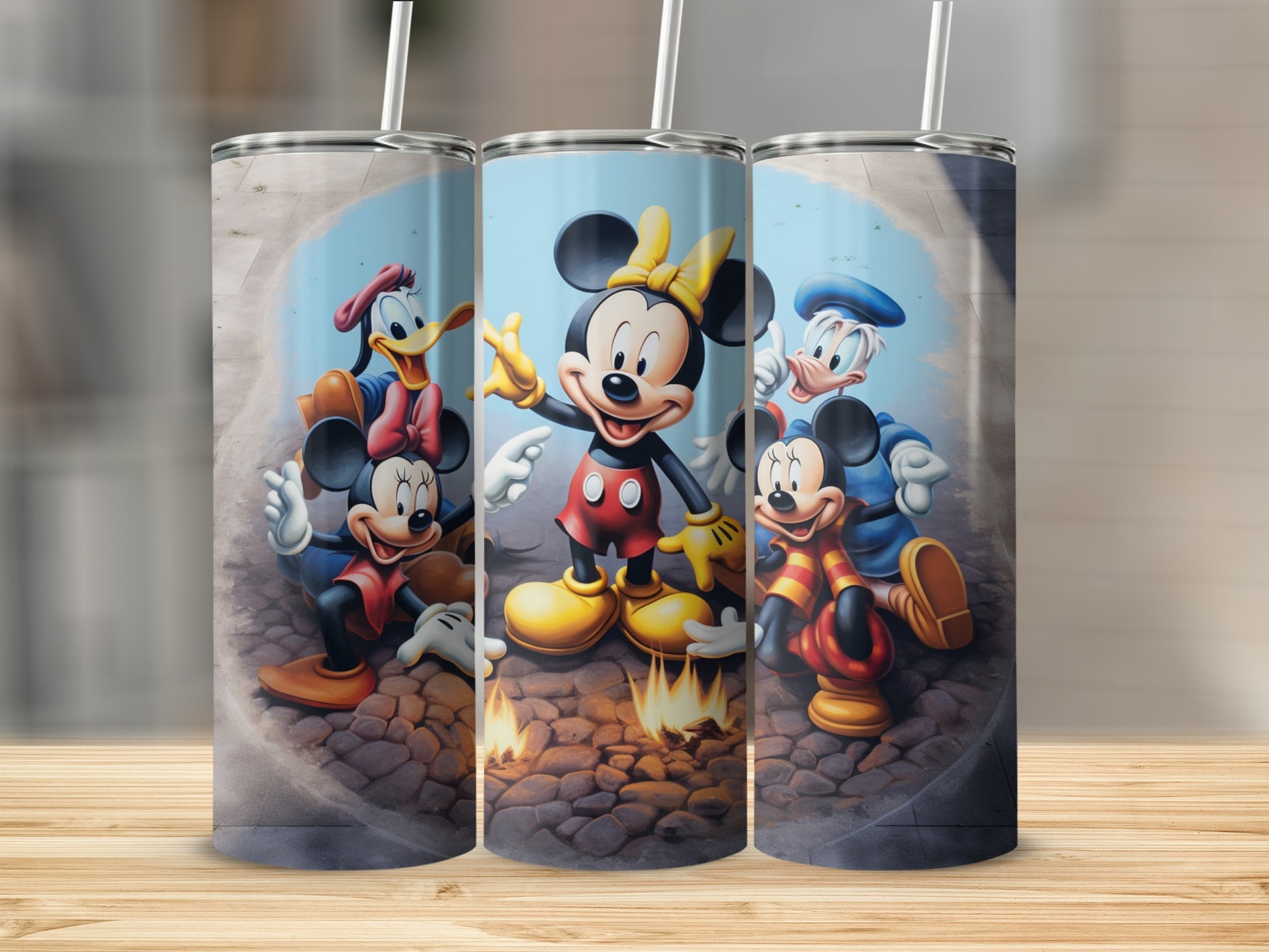 Disney Characters Travel Tumbler for Kids and Adults