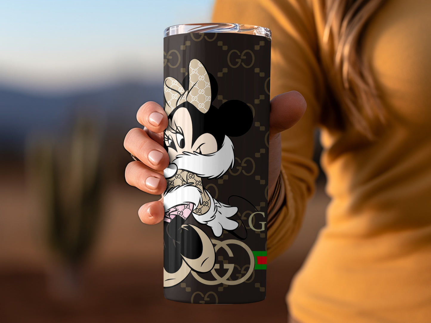 Stylish Minnie Mouse Tumbler with Trendy Design Accessory