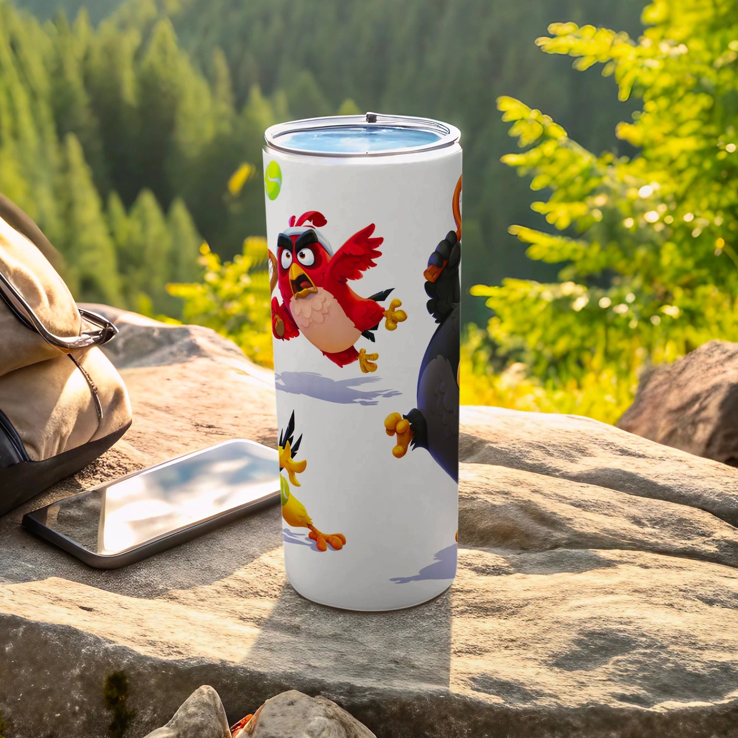 Angry Birds Themed Tumbler for Outdoor Adventures