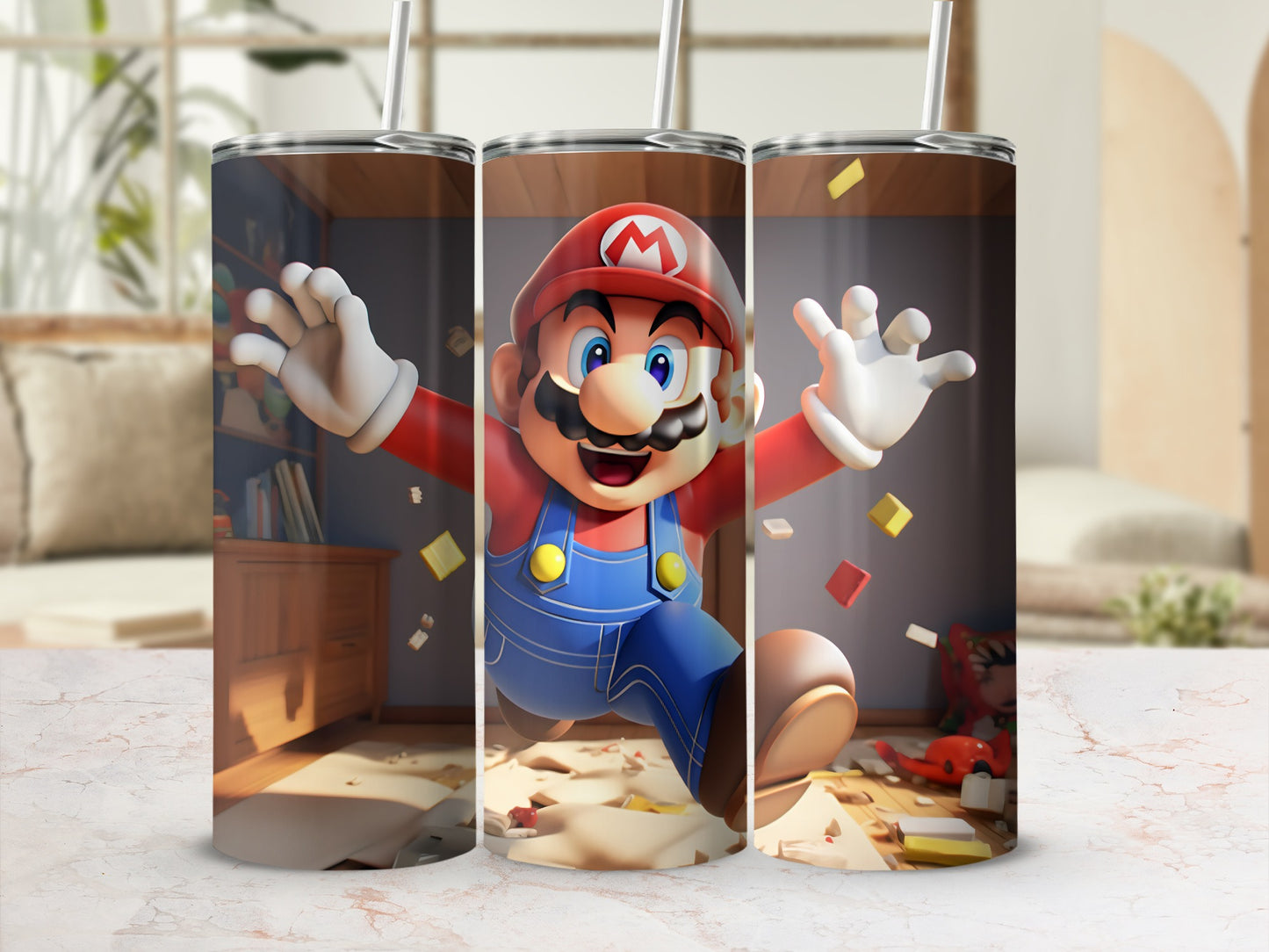 Animated Character Design Insulated Tumbler Cup