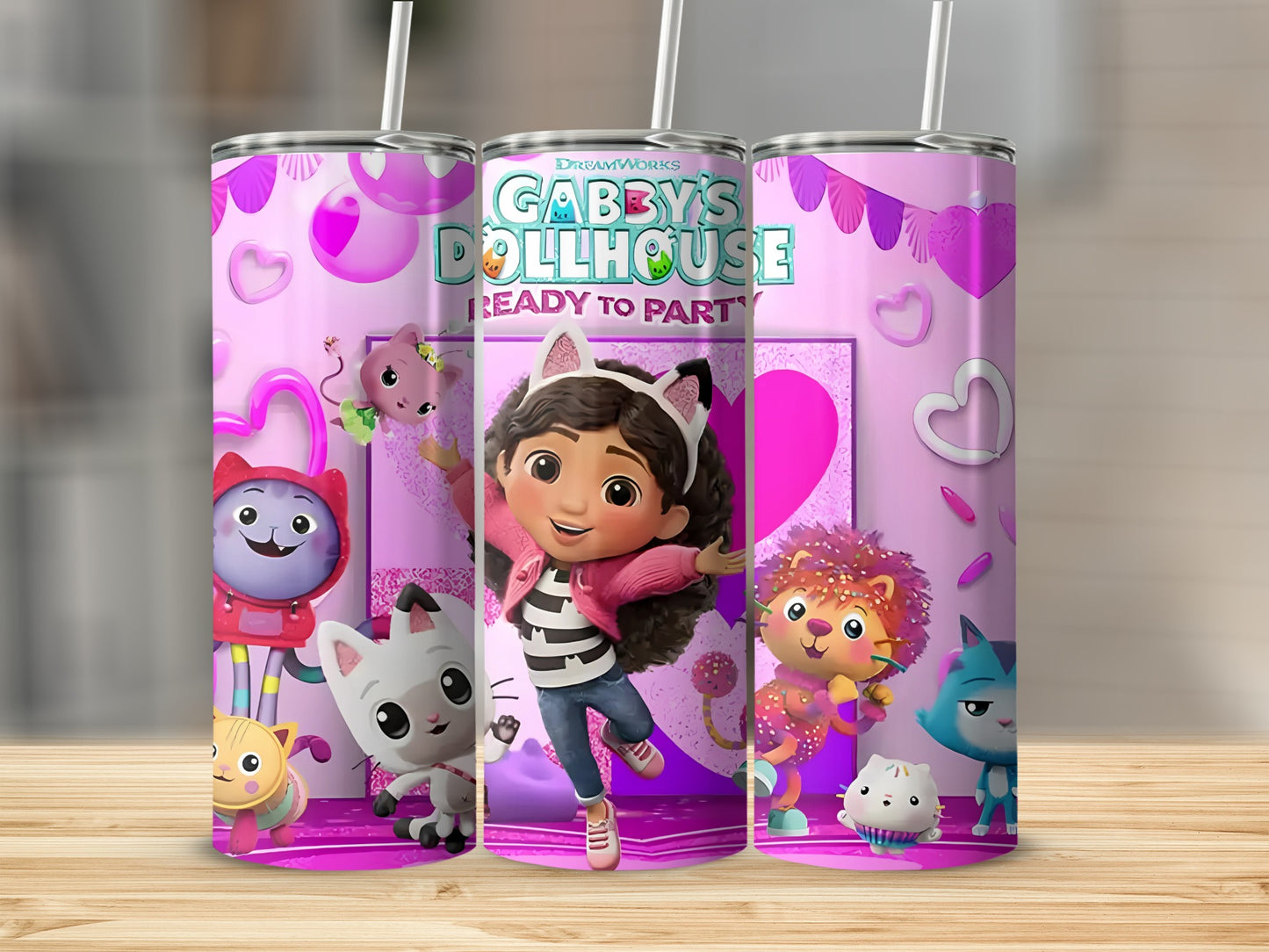 Gabby's Dollhouse Ready To Party Stainless Steel Tumbler