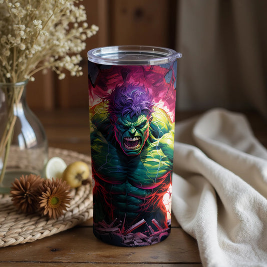 Incredible Hulk Insulated Tumbler With Straw