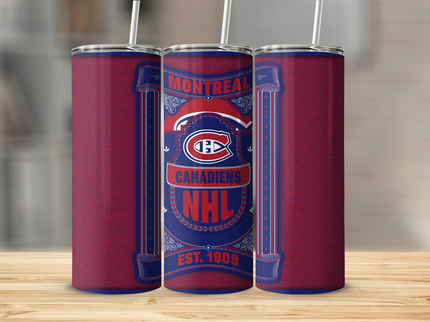 Montreal Canadiens NHL Hockey Team Design Tumbler