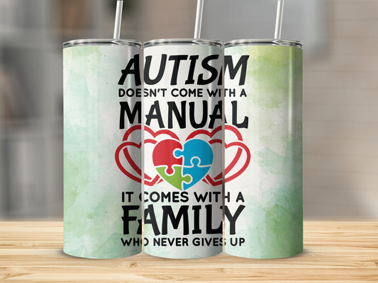 Inspirational Quote Heart Puzzle Design Drinkware