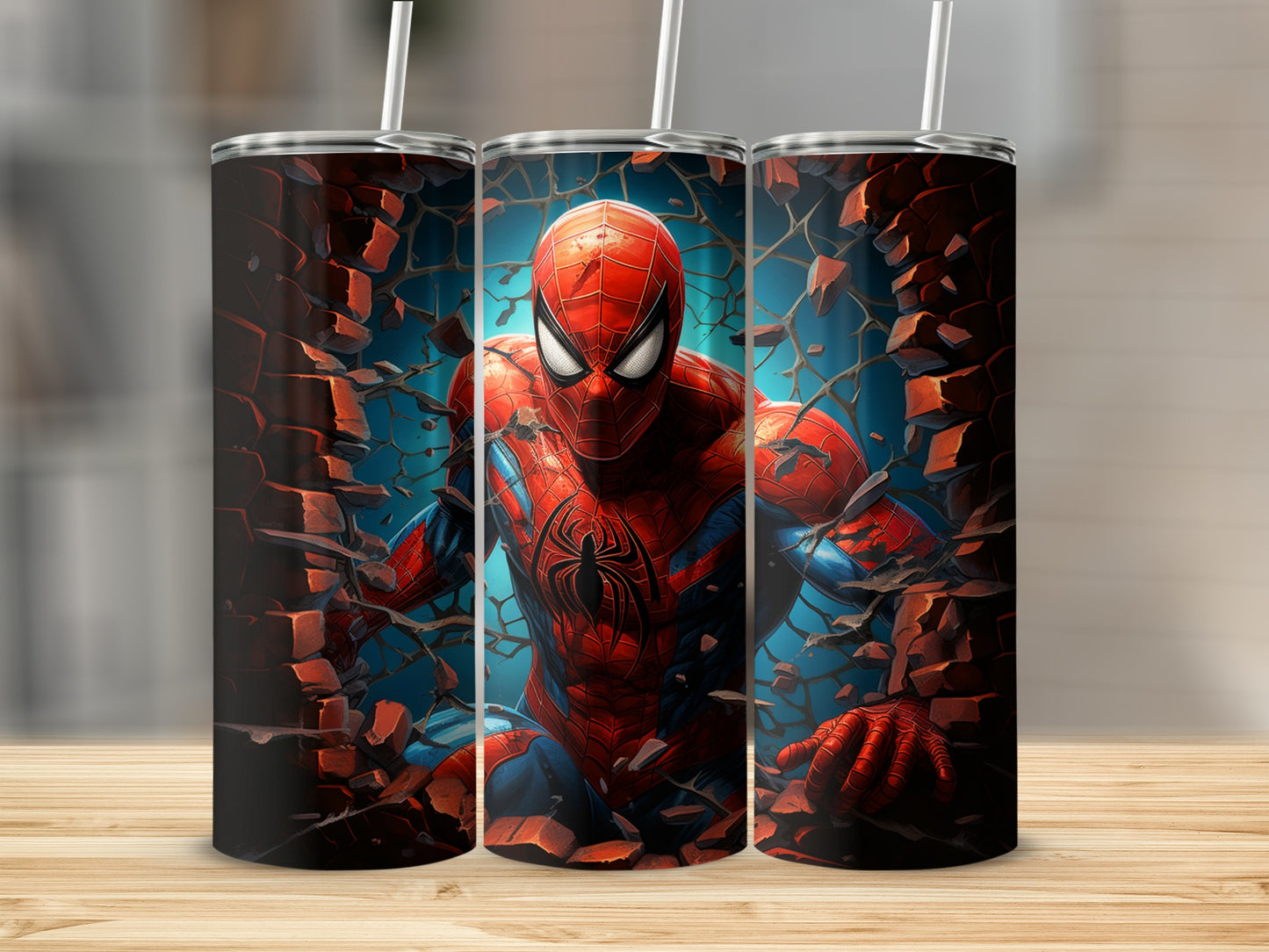 Superhero Themed Tumbler Ready to Save Your Day