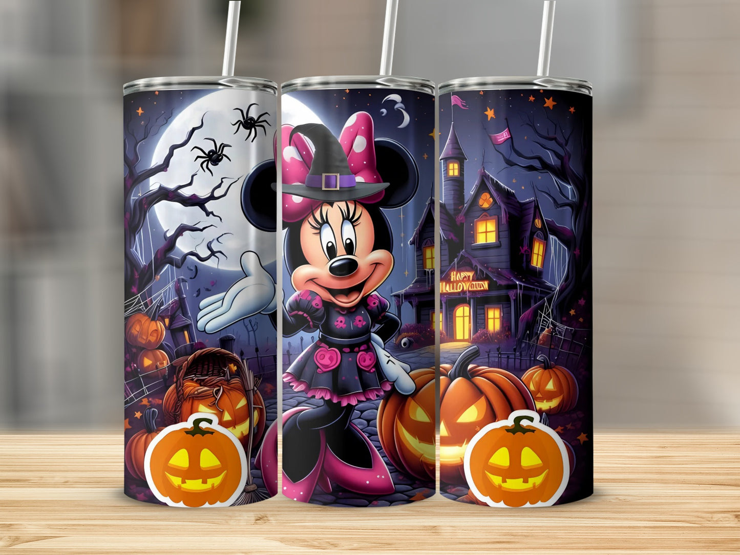 Halloween Minnie Mouse Trick or Treat Tumbler Cup