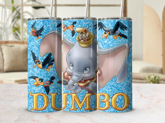 Dumbo Design Stainless Steel Tumbler Drinkware