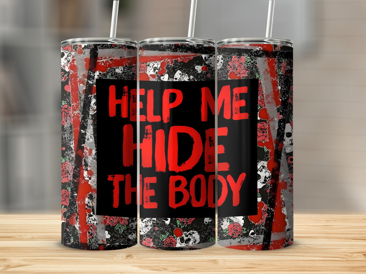 Help Me Hide The Body Insulated Tumbler Cup