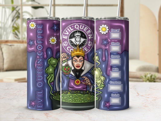 Evil Queen Coffee Customizable Tumbler for Coffee Lovers