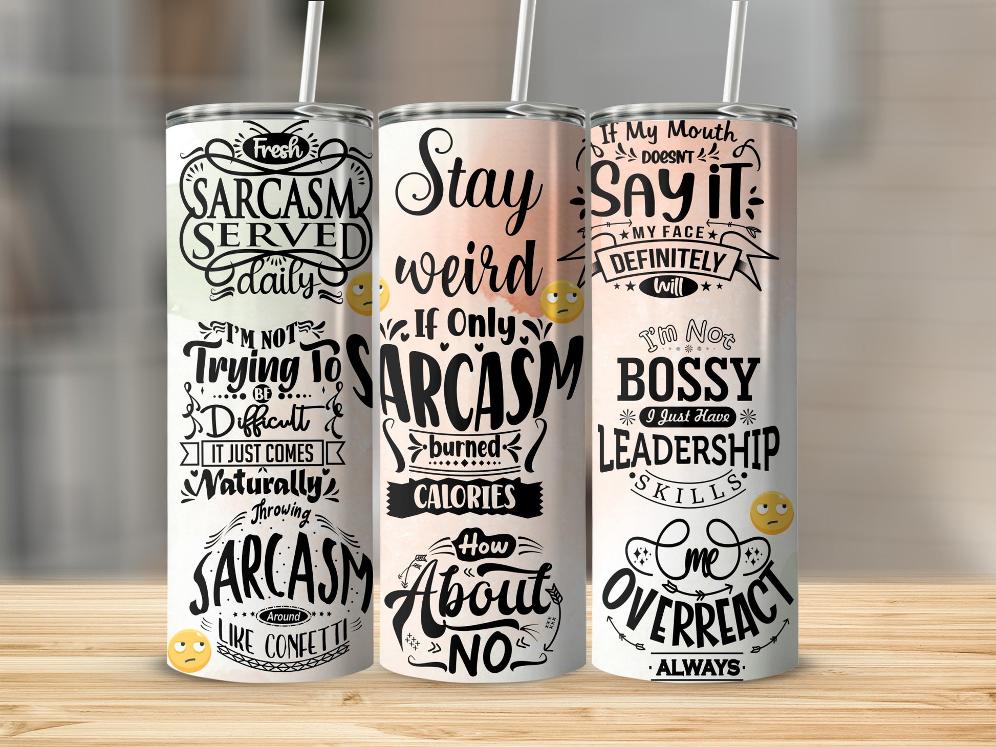 Sarcastic Quotes Insulated Tumblers for Daily Use