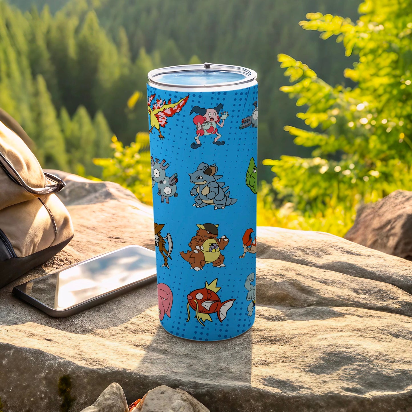 Vibrant Tumbler with Colorful Anime Characters Kids Cup