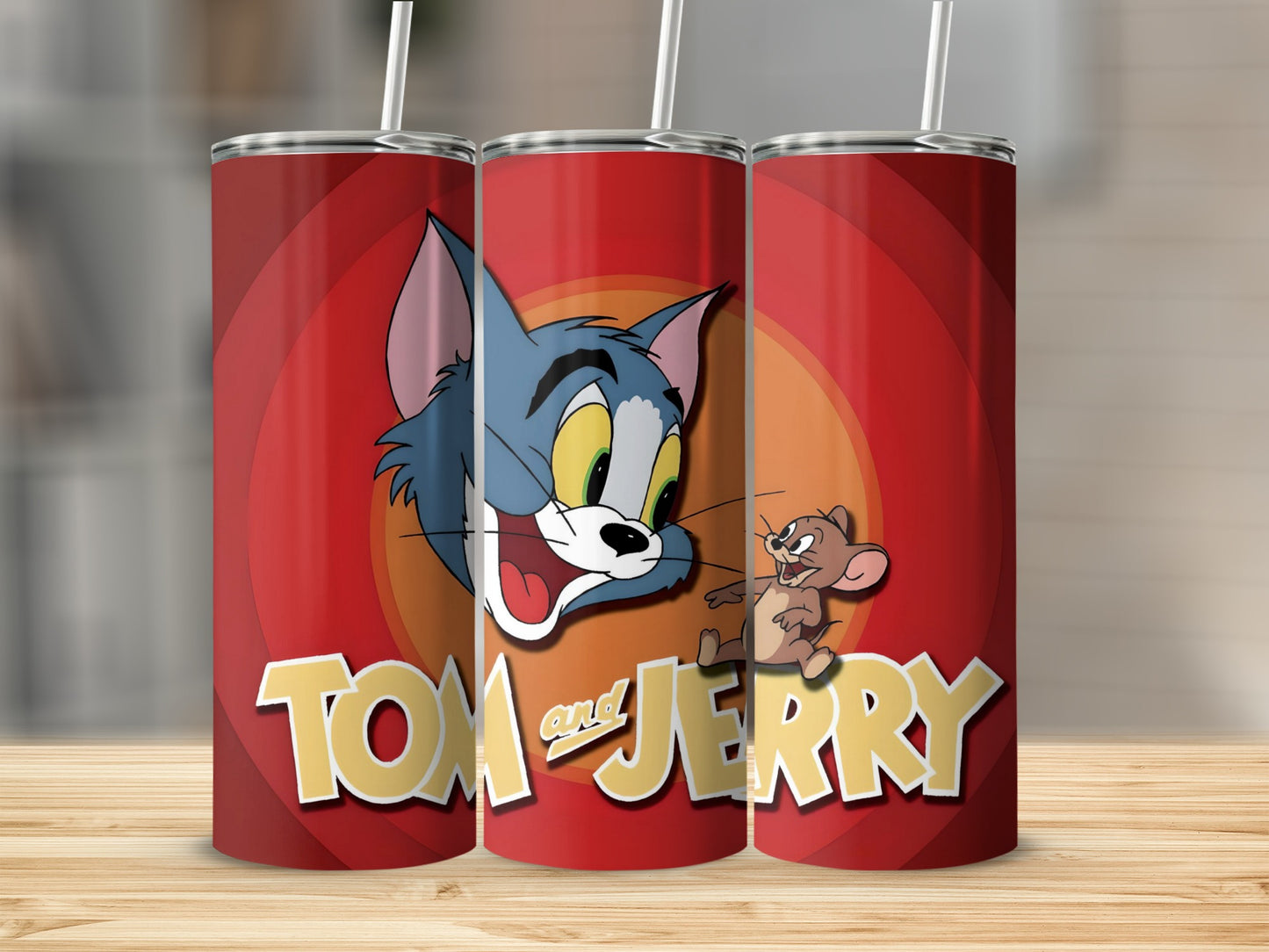 Tom And Jerry Cartoon Characters Tall Tumbler