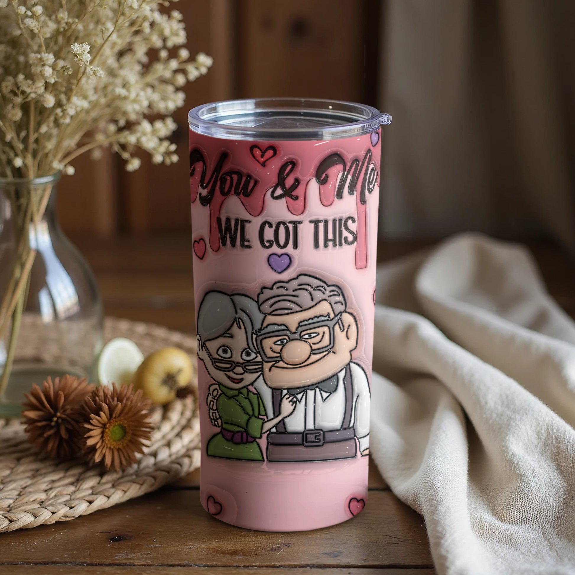 You and Me We Got This Tumbler Flask for Couples Gift