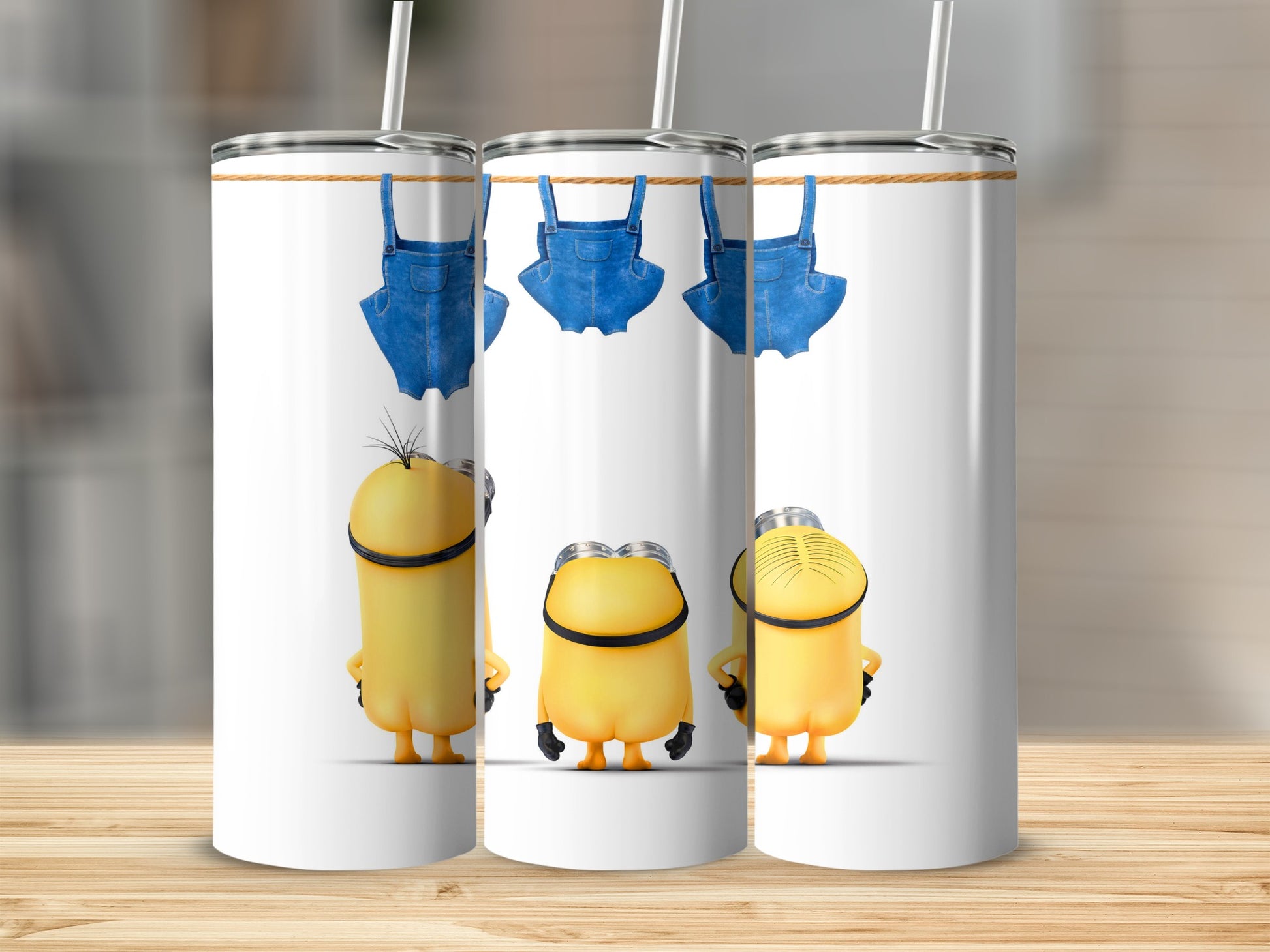 Minions Inspired Tumbler featuring Fun Character Design