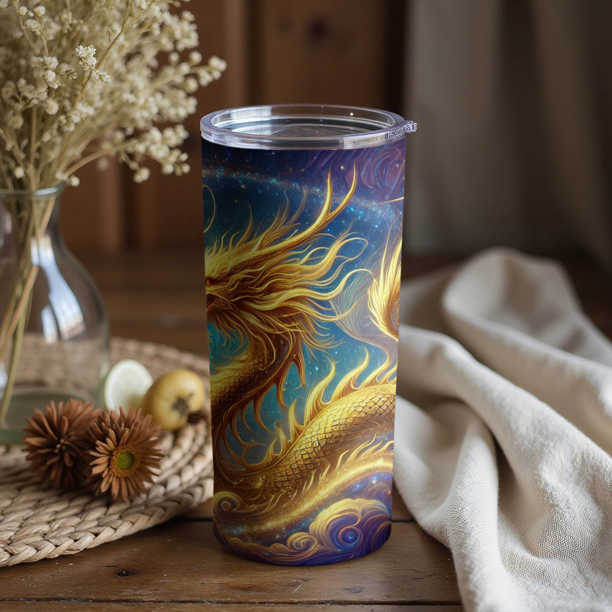 Golden Dragon Artwork Insulated Tumbler product