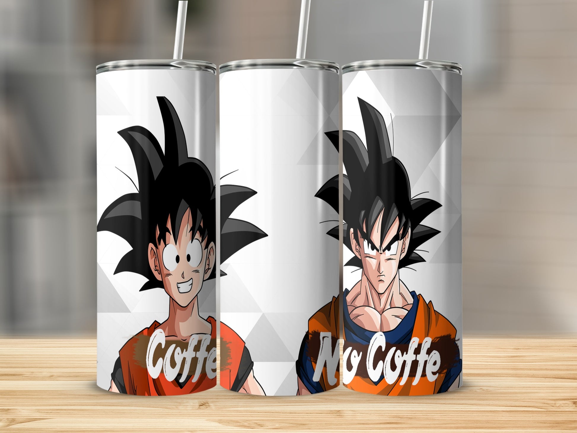 Goku Inspired Anime Character Design Coffee Mug