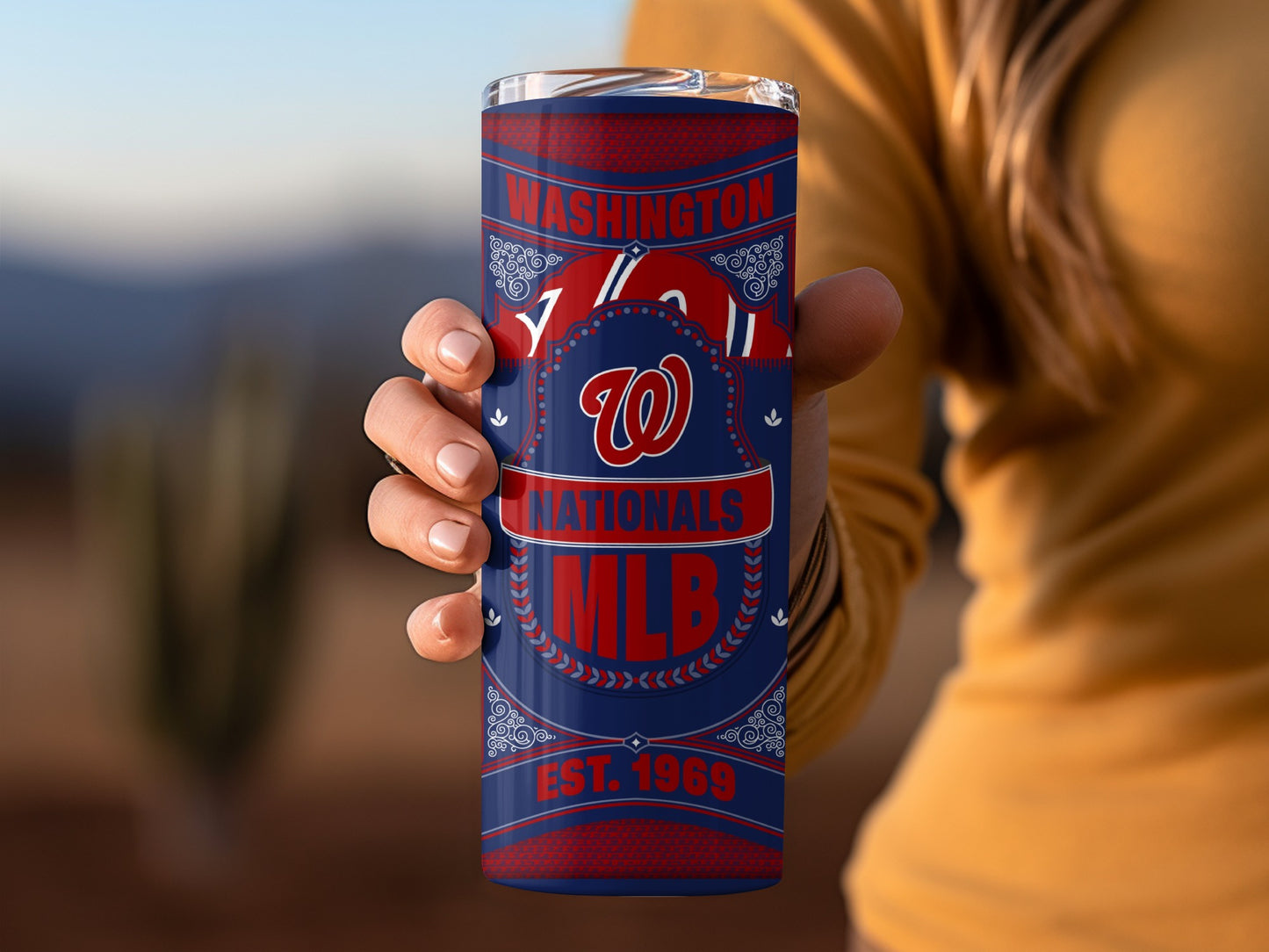 Washington Nationals MLB Est. 1969 Team Design Tumbler
