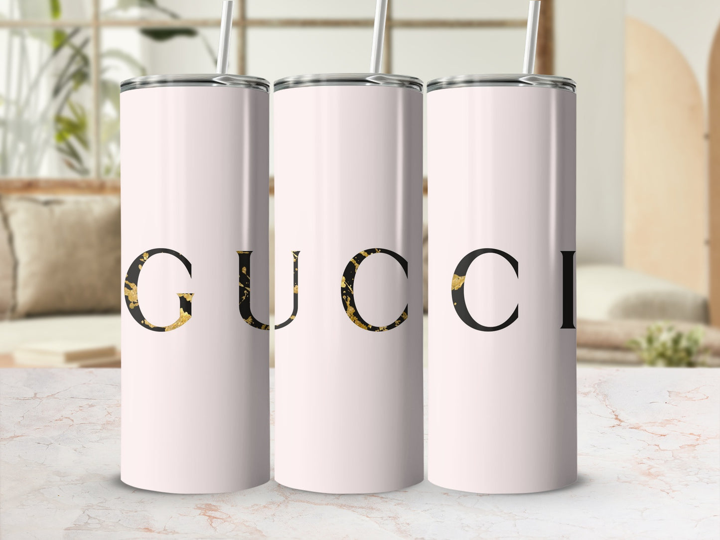 Stylish Gucci Inspired Tall Insulated Tumbler Product