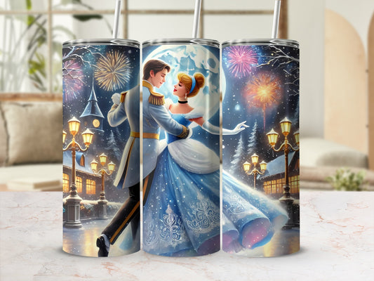 Enchanted Dance Fireworks Scene Tumbler Product