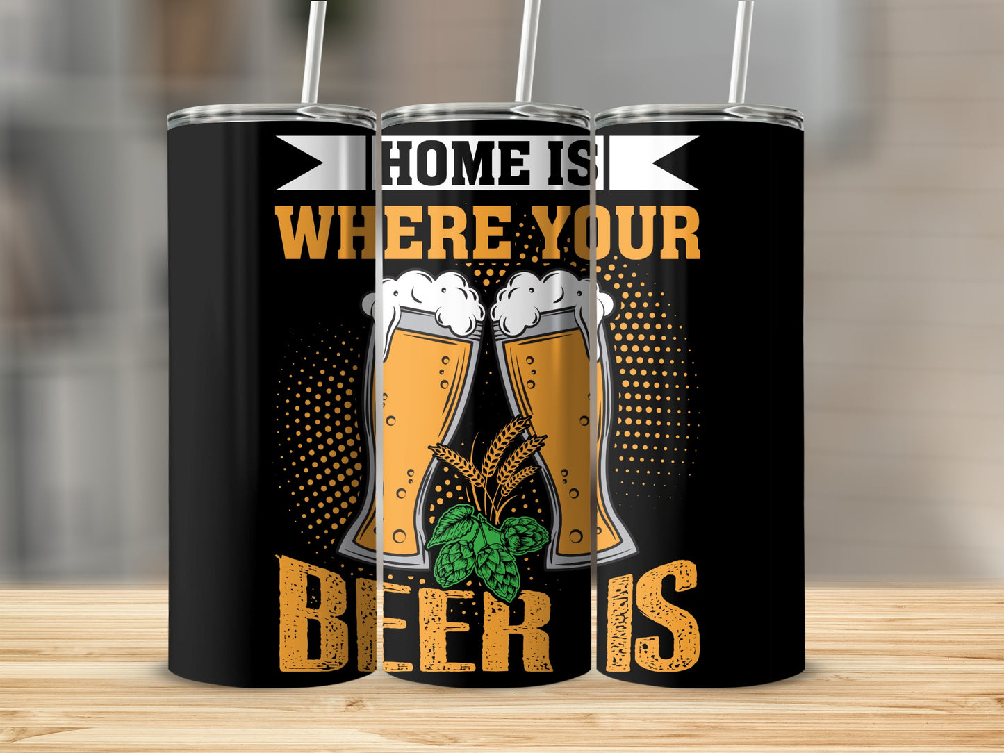 Home Is Where Your Beer Is Tumbler Product