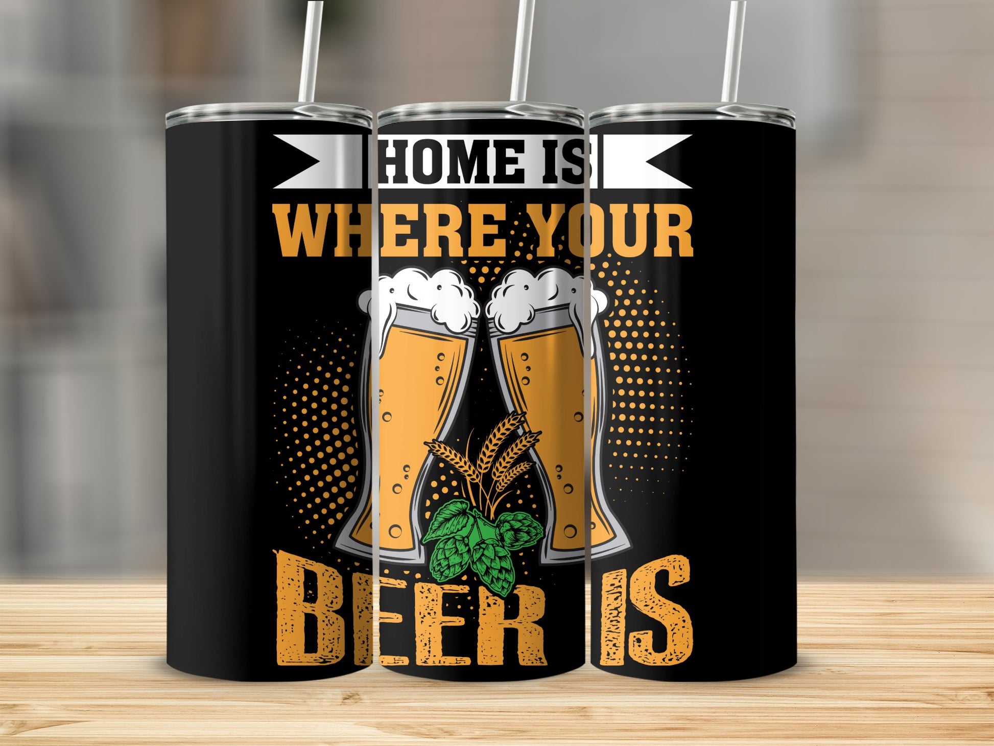 Home Is Where Your Beer Is Tumbler Product
