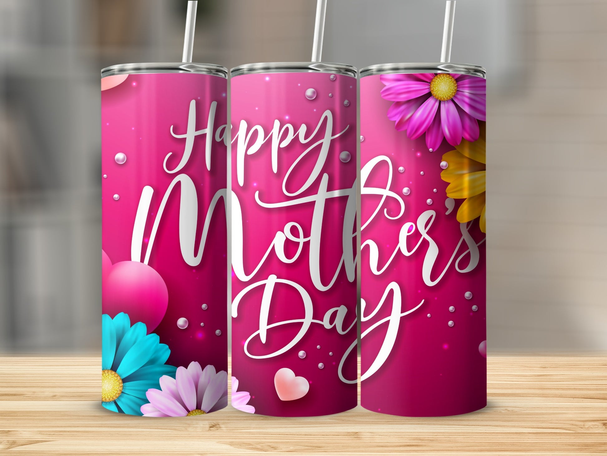 Happy Mother's Day Floral Tall Tumbler Product