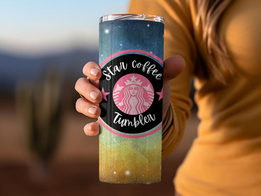 Star Coffee Tumbler with Custom Design Tumbler