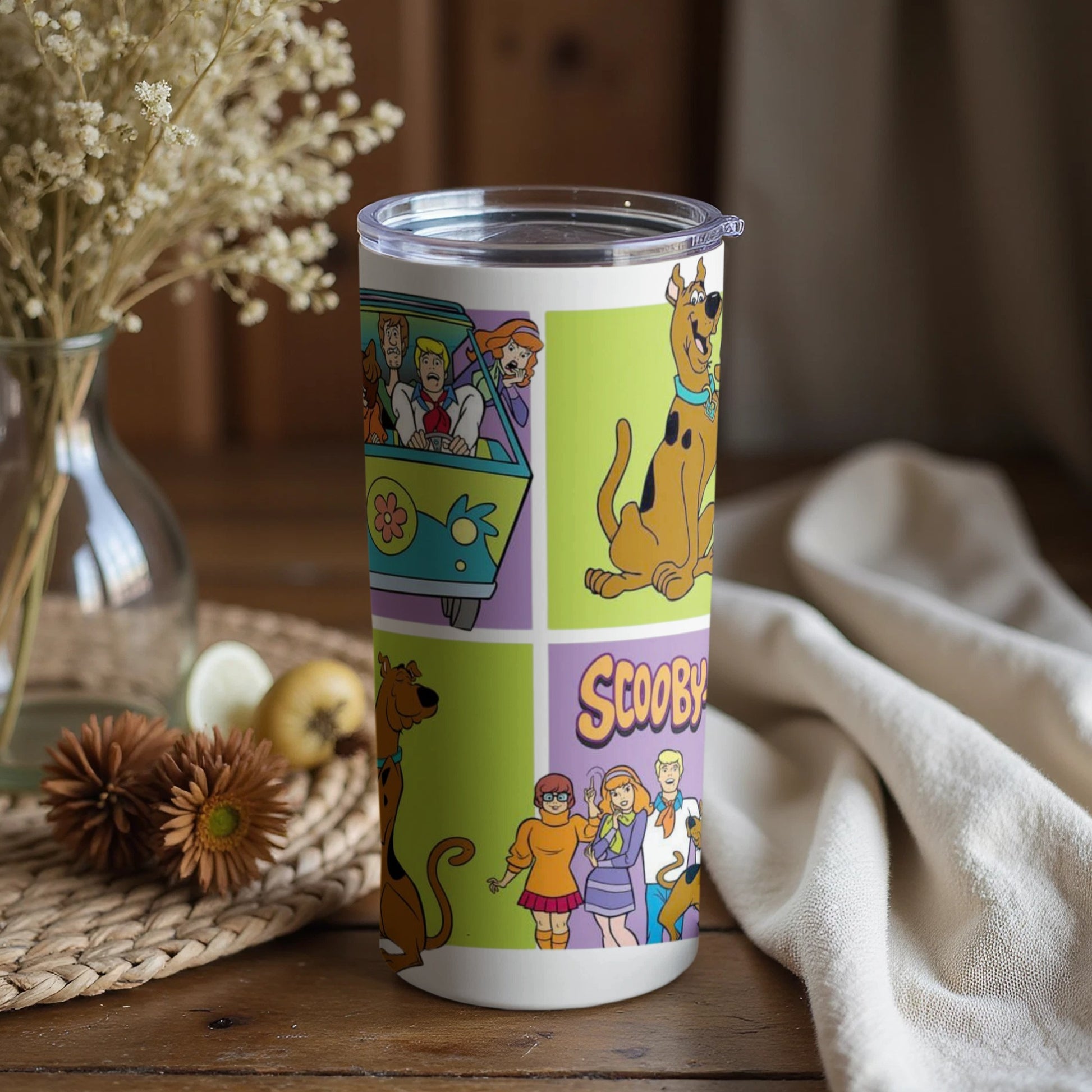 Scooby-Doo Cartoon Characters Travel Tumbler