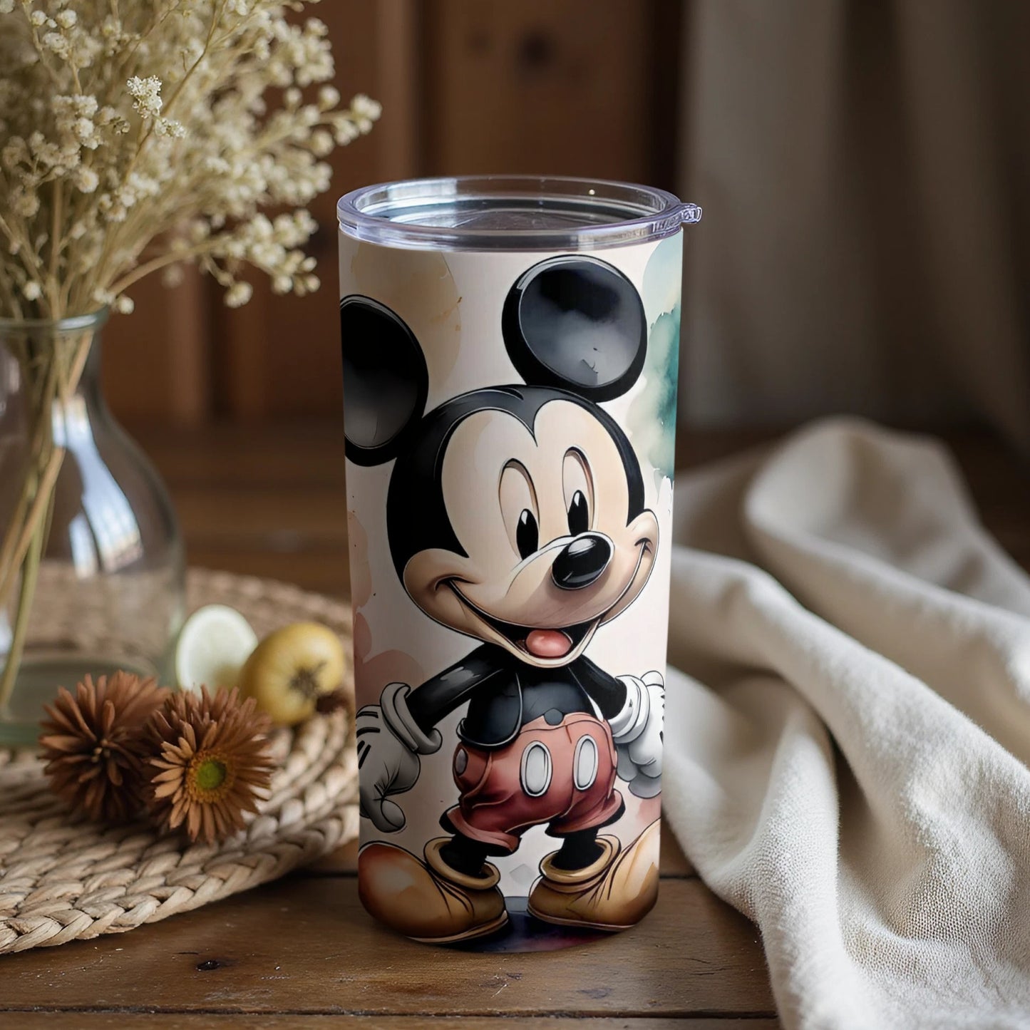 Charming Mickey Mouse Tumbler Cup for Kids and Adults