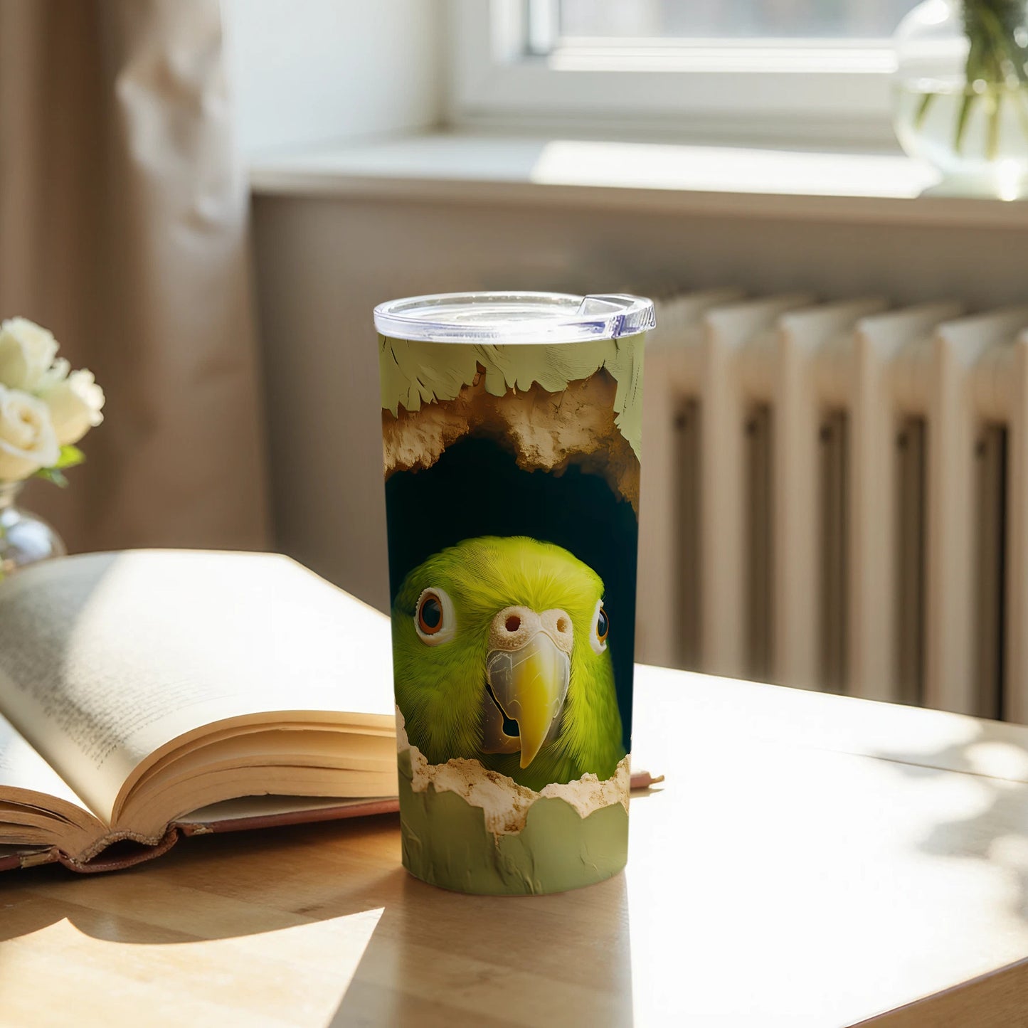 Green Parrot Peeking Hole Design Modern Tumbler
Parrot Tumbler
Green Parrot
Bird Design
Tropical Bird
Exotic Parrot
Animal Tumbler
Cute Bird Art
Wildlife Design
Nature Inspired
Peeking Parrot
Unique Tumbler
Drinkware Gift
Insulated Mug
Travel Tumbler
Beverage Container
Parrot Lover
Bird Owner Gift
Vibrant Design
Fun Tumbler
Artistic Print