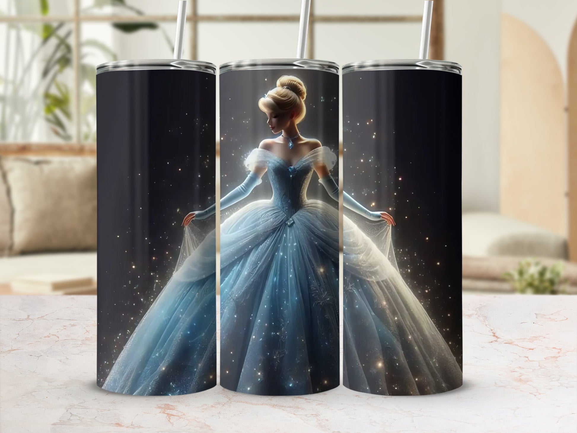 Elegant Fairy Tale Princess Insulated Tumbler Cup