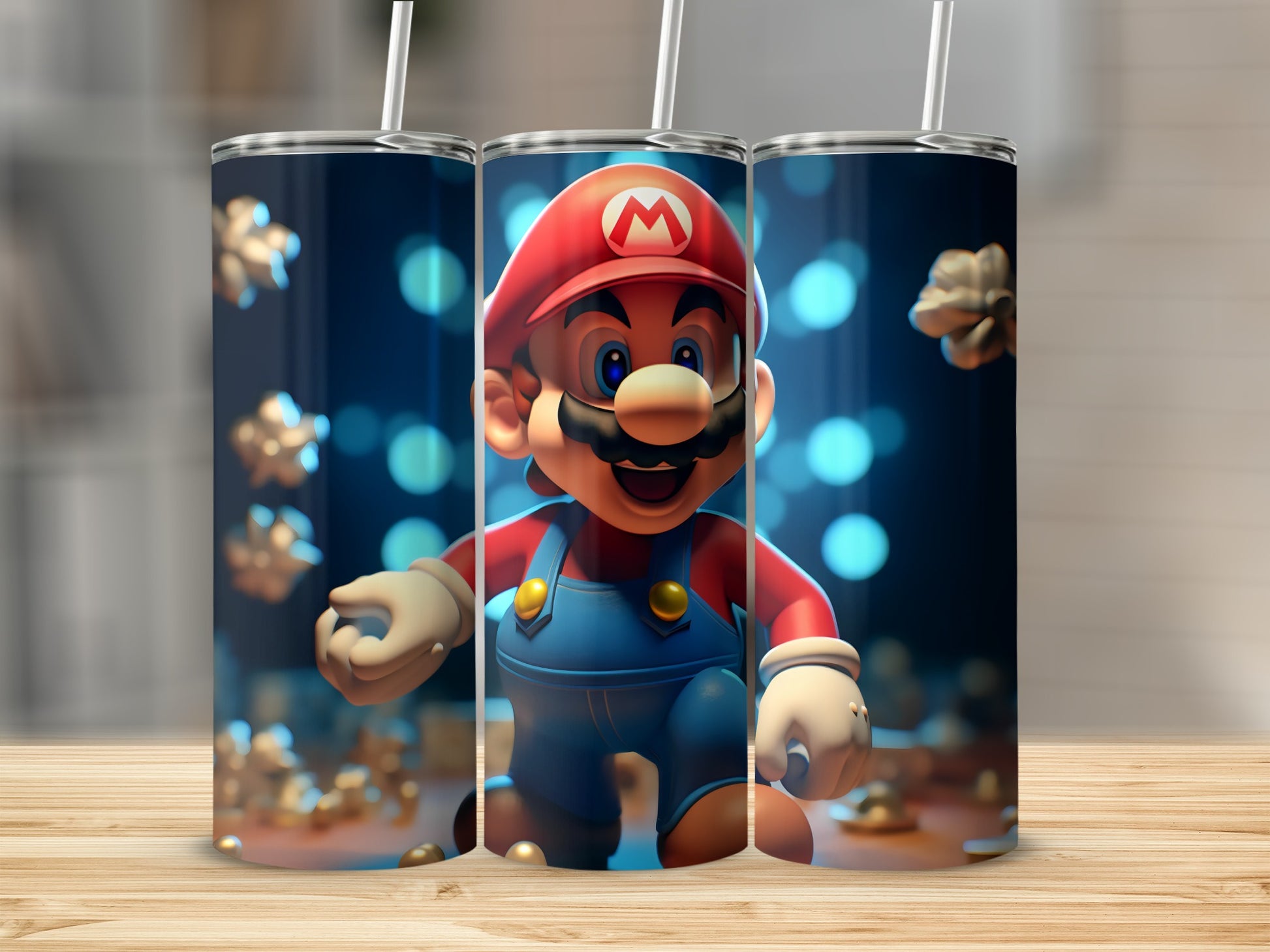 Colorful Character Tumbler Cup with Iconic Design