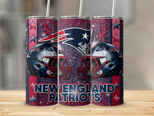 Patriots Helmets Logo With Stars Patriotic Design Tumblers