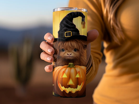 Adorable Halloween Dog with Pumpkin Witch Hat product