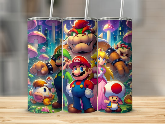 Colorful Fantasy Adventure Travel Tumbler Cup