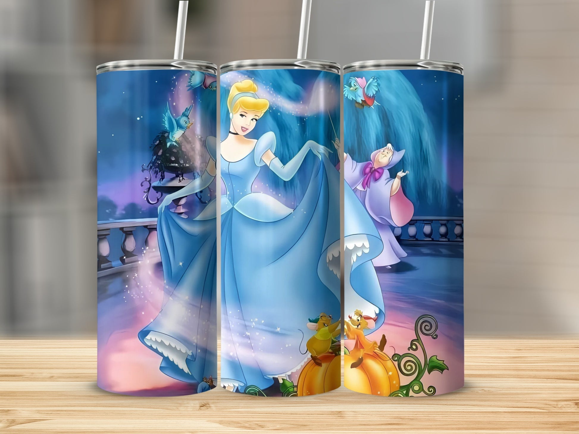 Enchanting Cinderella Castle Scenic Tumbler Cup