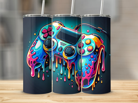 Funky Gaming Controller Design Tumbler product