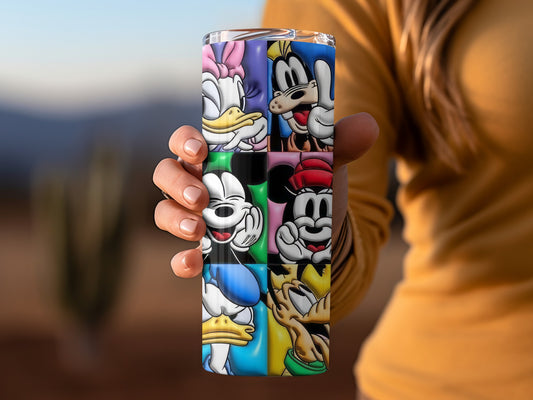 Disney Character Collage Insulated Tumbler Cup