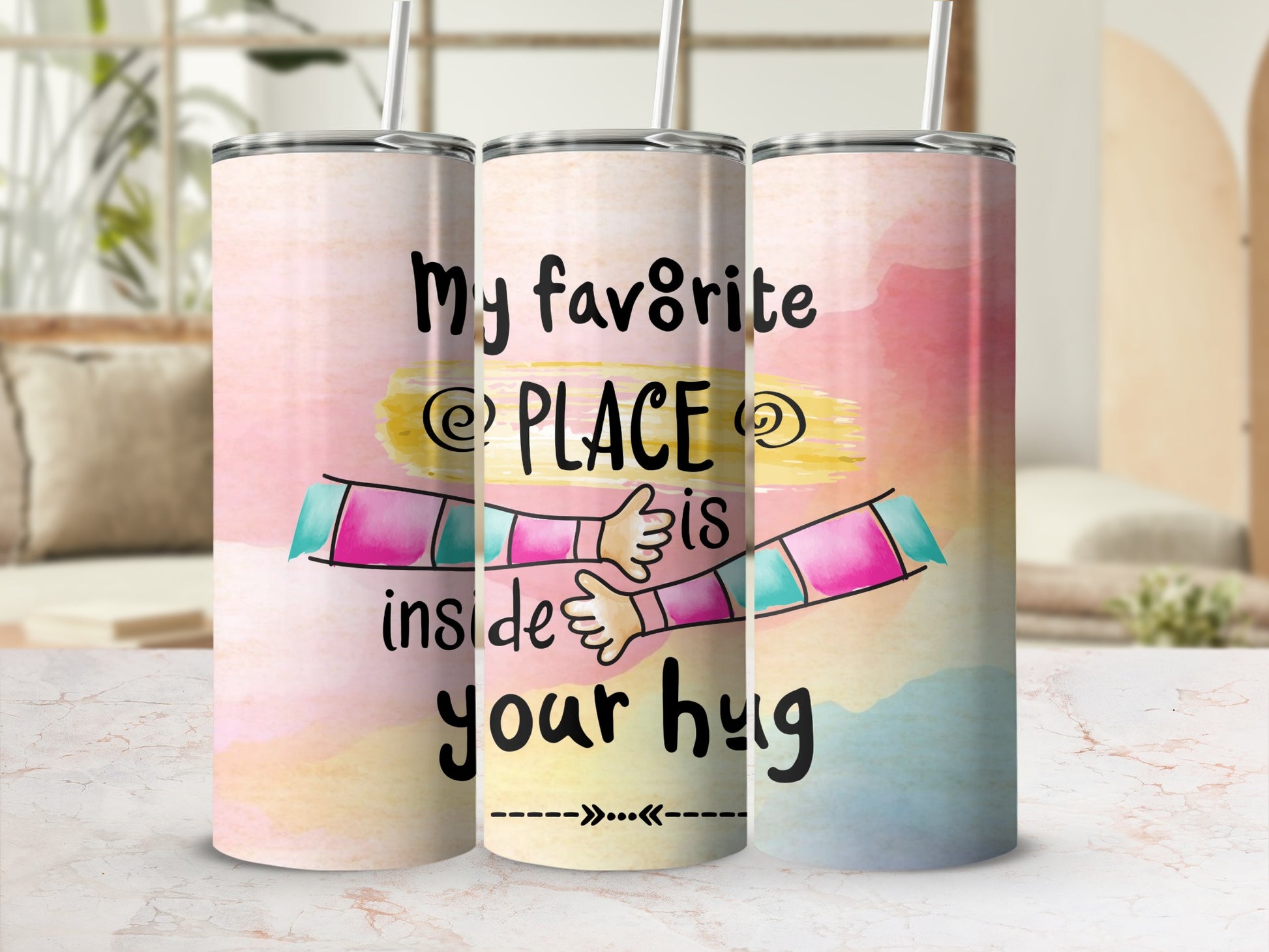 My Favorite Place Is Inside Your Hug Tumbler Cup