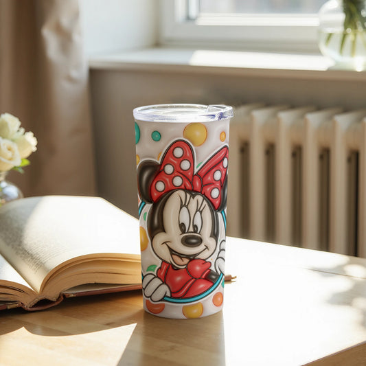 Cute Minnie Mouse Large Insulated Drink Tumbler