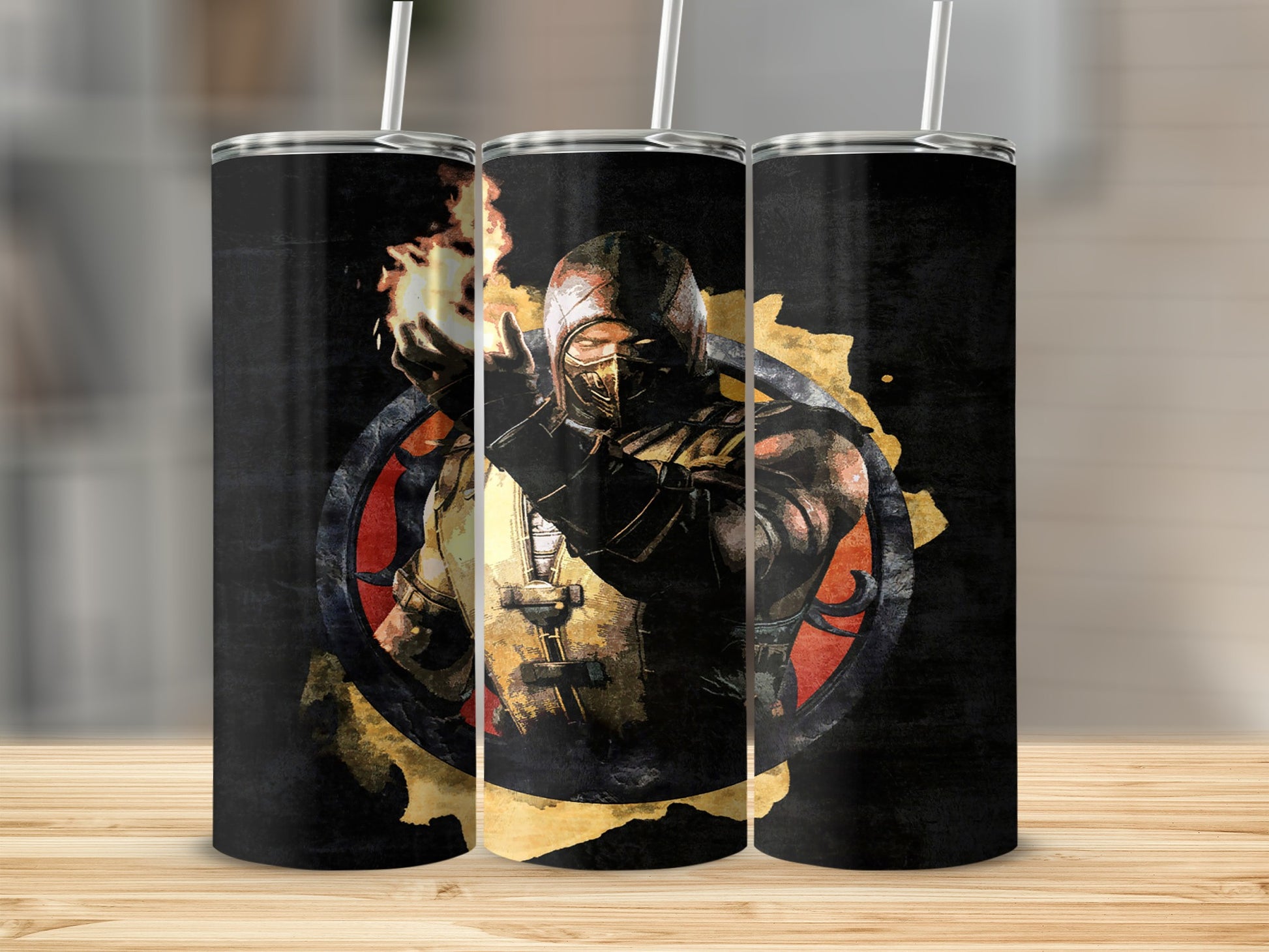 Premium Scorpion Mortal Kombat Tumbler product