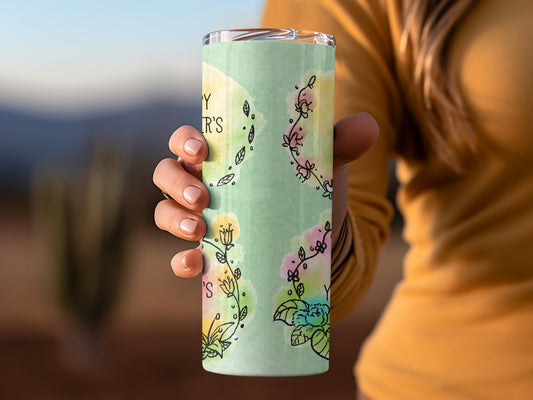 Happy Mother's Day Floral Design Insulated Tumbler