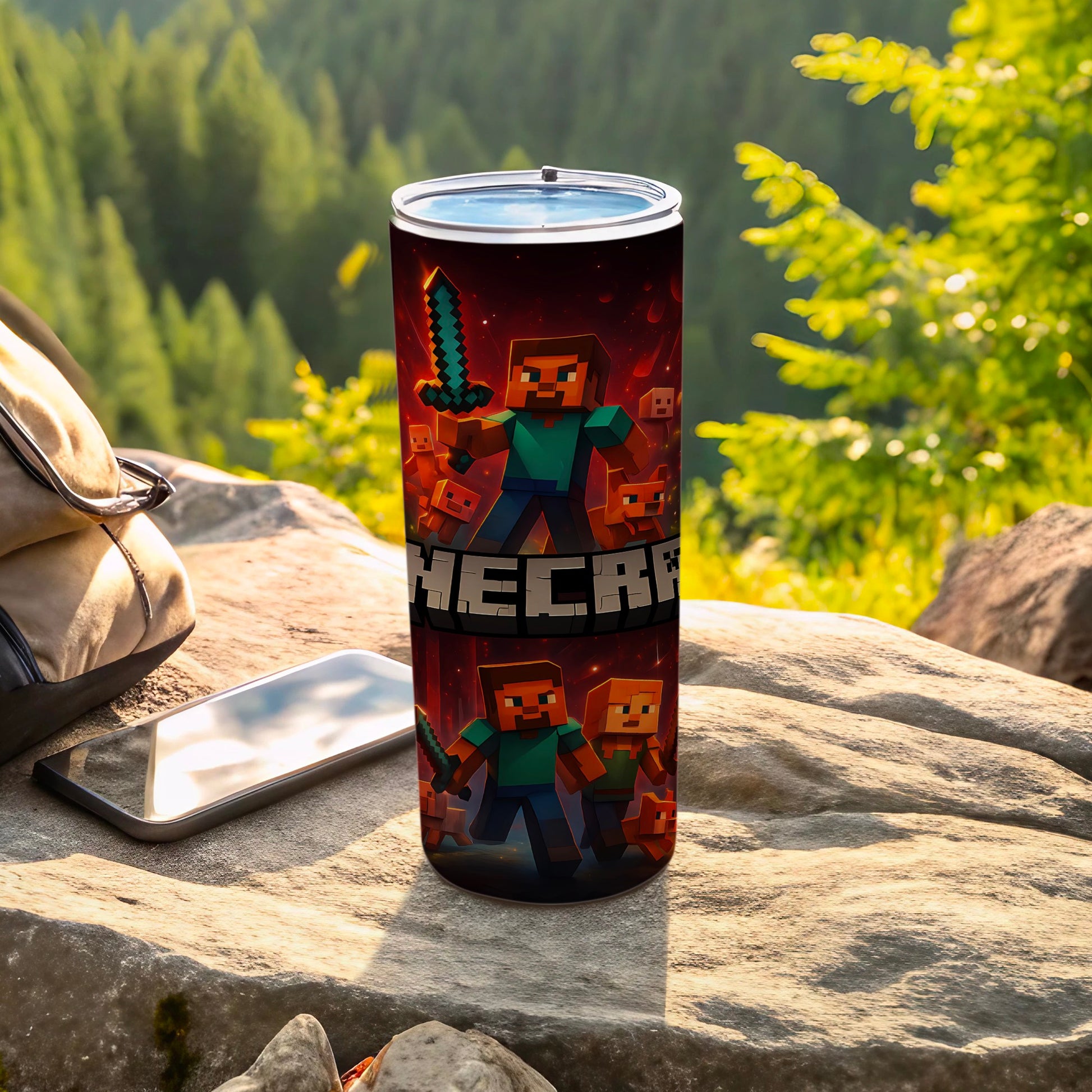 Minecraft Character Design Tumbler for Gamers