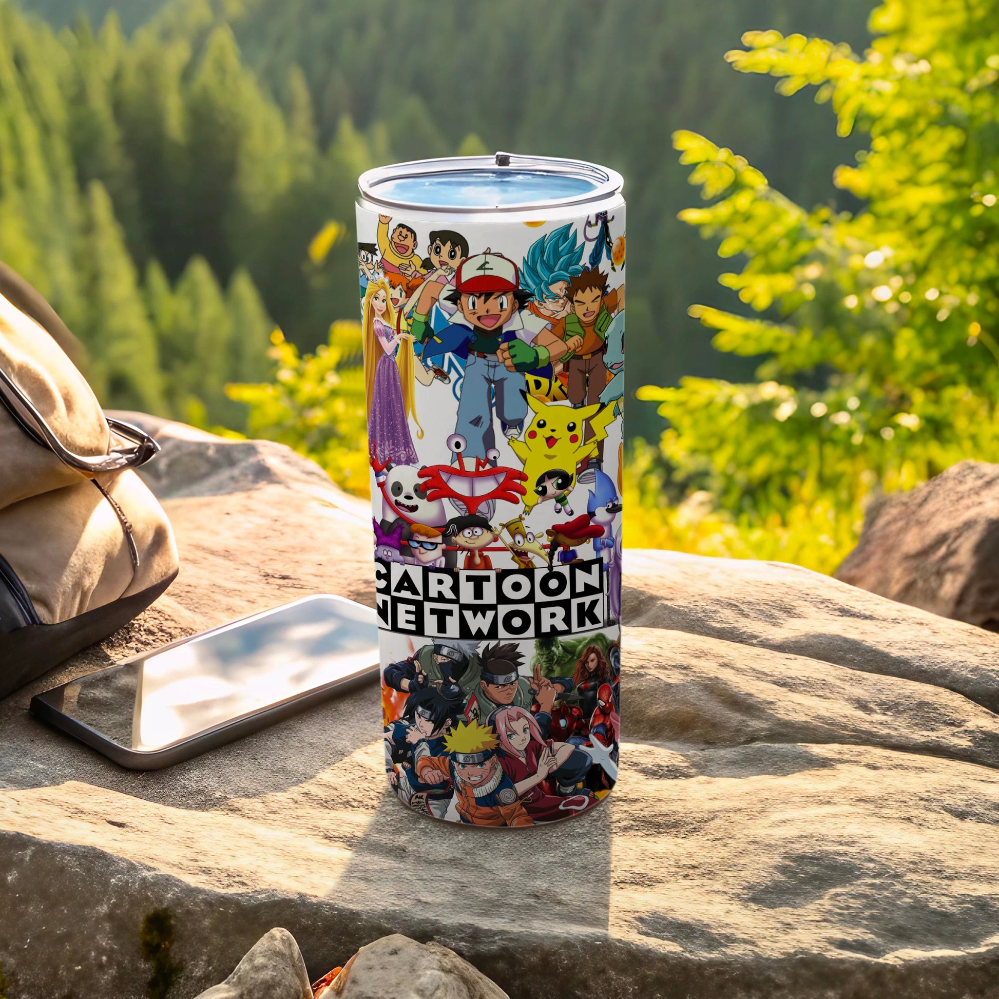 Cartoon Network Anime Characters Travel Mug for Fans