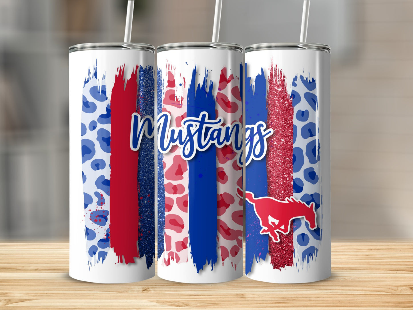 Mustangs Tumblers Design